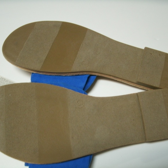 Gap Sandals Slide Bow Blue Slip On Size 9 New - Picture 7 of 7